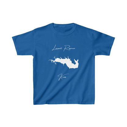 Kansas  Lovewell  Reservoir  Youth  T-shirt  front  position  view  from  front  royal.webp
