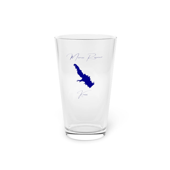Kansas  Marion  Reservoir  16oz  Pint  Glass  front  position  view  from  front  16oz.webp