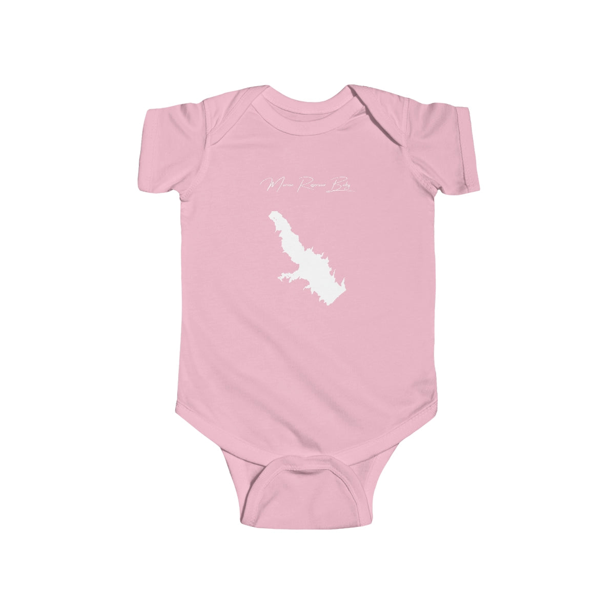 Kansas  Marion  Reservoir  Onesie  front  position  view  from  front  pink.webp