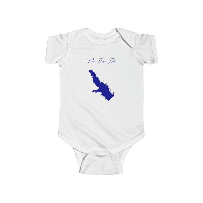 Kansas  Marion  Reservoir  Onesie  front  position  view  from  front  white.webp