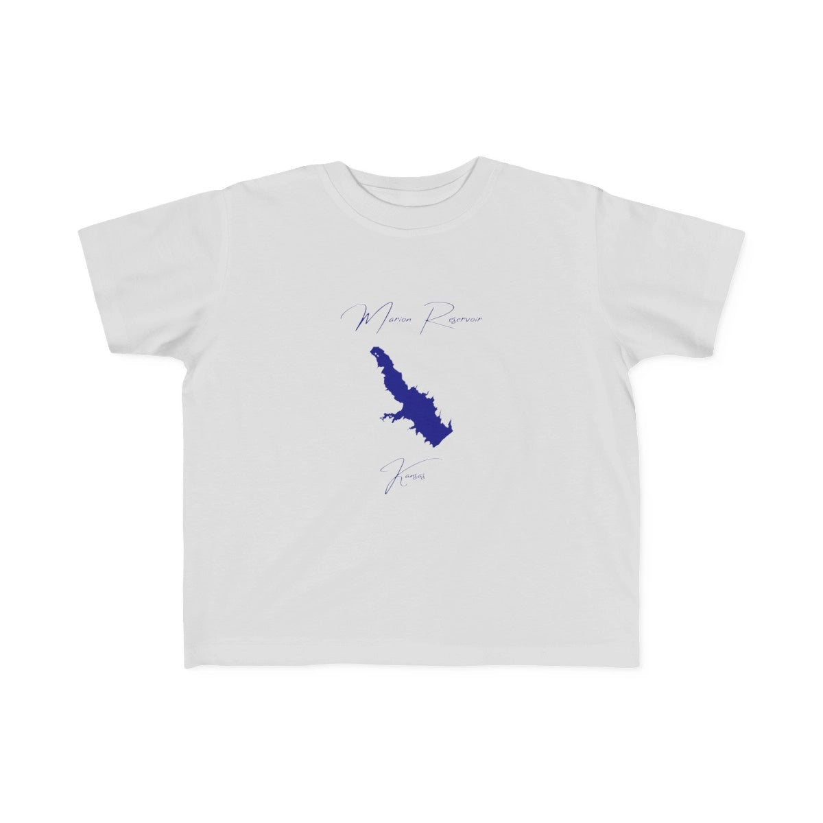 Kansas  Marion  Reservoir  Toddler  T-shirt  front  position  view  from  front  silver.webp