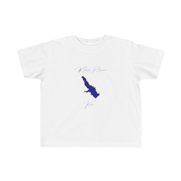 Kansas  Marion  Reservoir  Toddler  T-shirt  front  position  view  from  front  white.webp