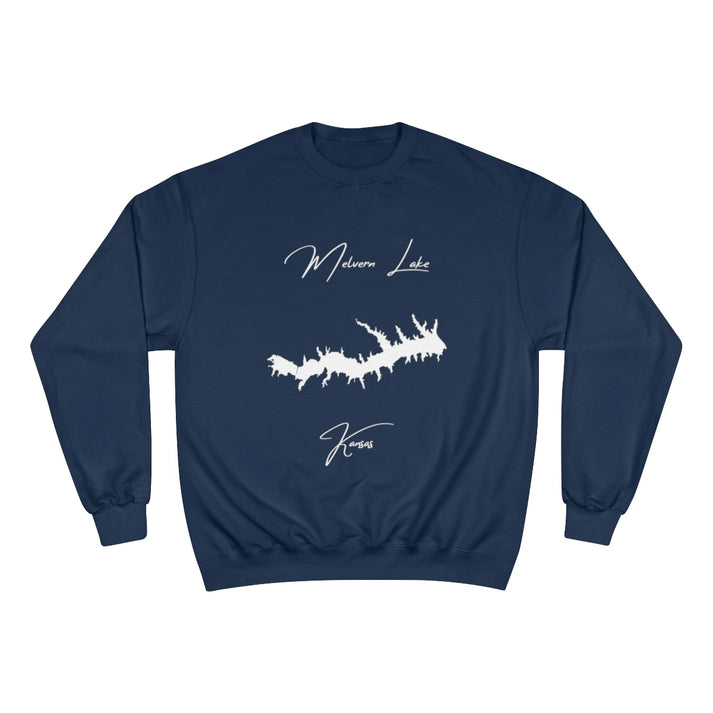 Kansas  Melvern  Lake  Sweatshirt  front  position  view  from  front  navy.webp