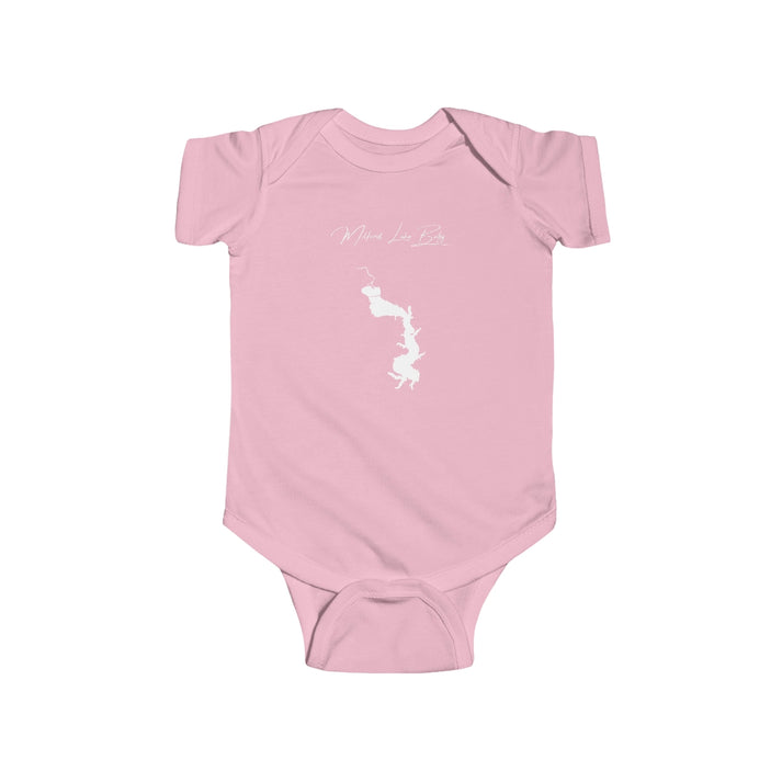Kansas  Milford  Lake  Onesie  front  position  view  from  front  pink.webp