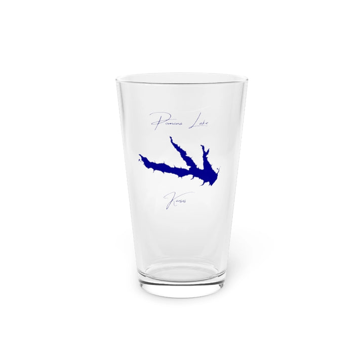 Kansas  Pomona  Lake  16oz  Pint  Glass  front  position  view  from  front  16oz.webp