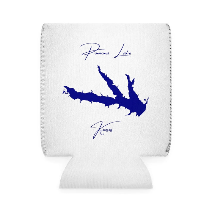 Kansas  Pomona  Lake  Can  Koozie  front  position  view  from  front-1  white.webp