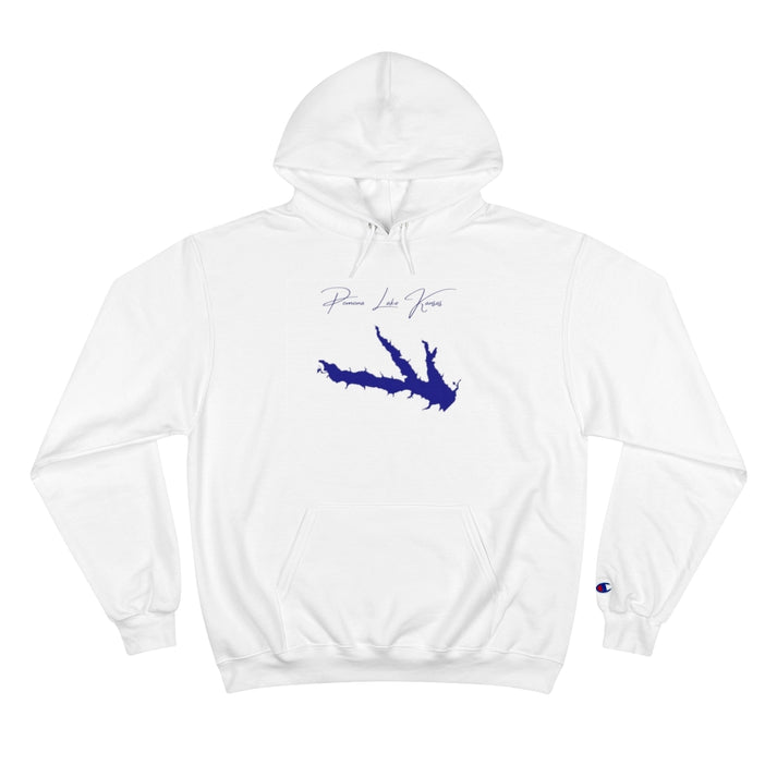 Kansas  Pomona  Lake  Hoodie  front  position  view  from  front  white.webp