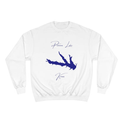 Kansas  Pomona  Lake  Sweatshirt  front  position  view  from  front  white.webp