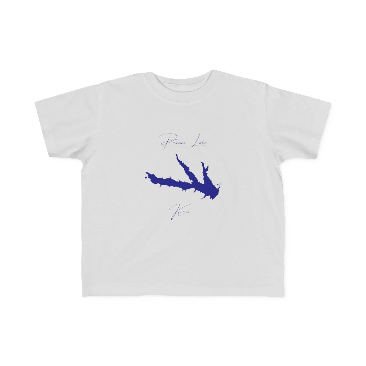 Kansas  Pomona  Lake  Toddler  T-shirt  front  position  view  from  front  silver.webp