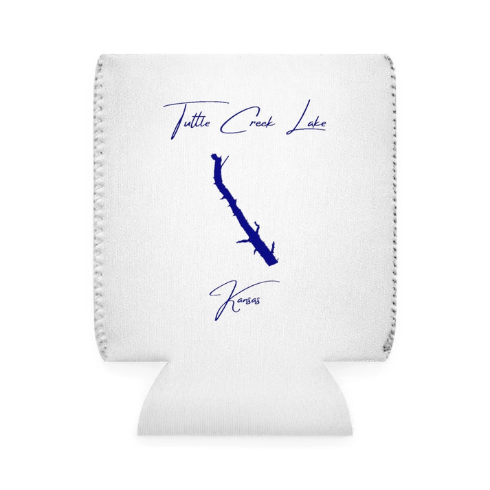 Kansas  Tuttle  Creek  Lake  Can  Koozie  front  position  view  from  front-1  white.webp