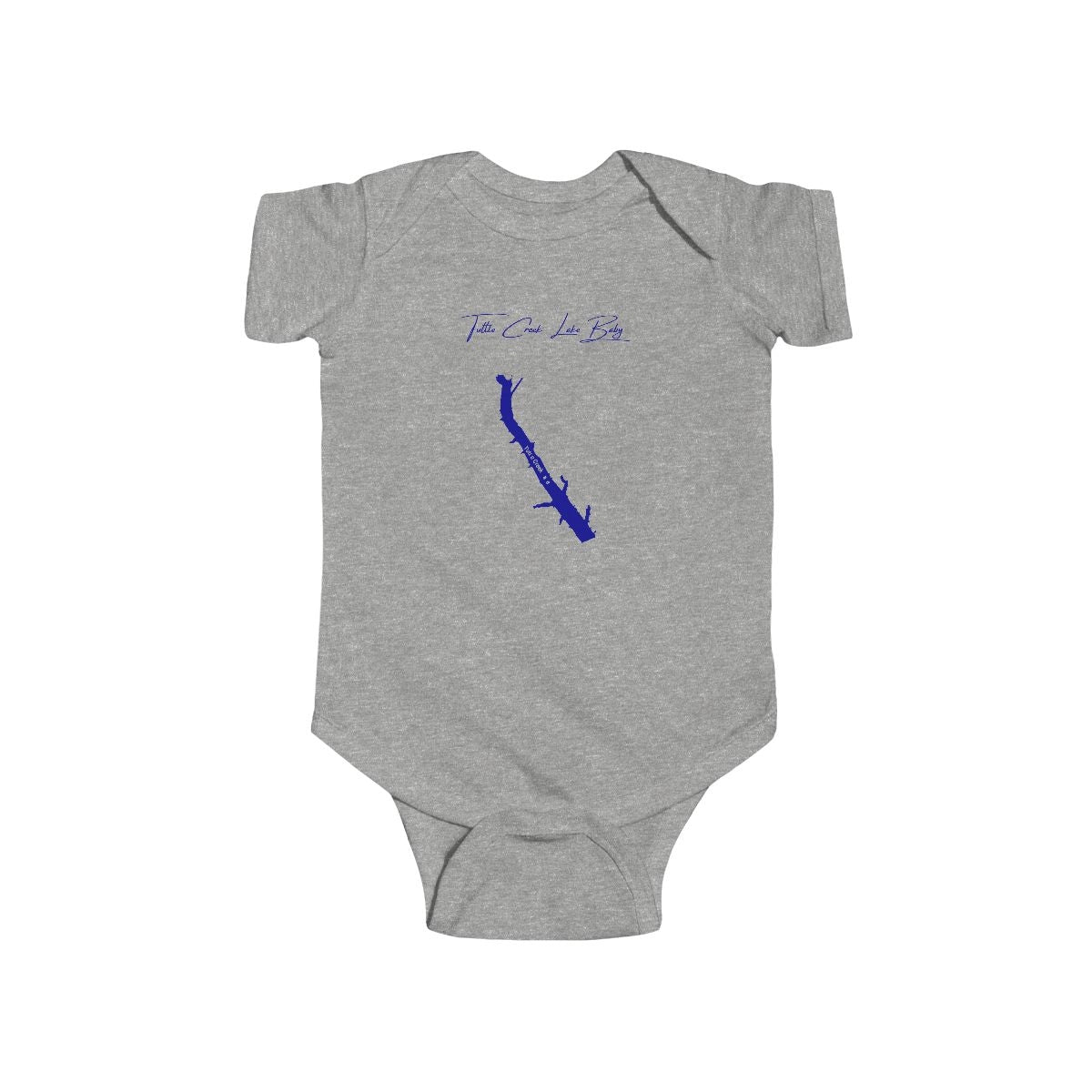 Kansas  Tuttle  Creek  Lake  Onesie  front  position  view  from  front  heather.webp