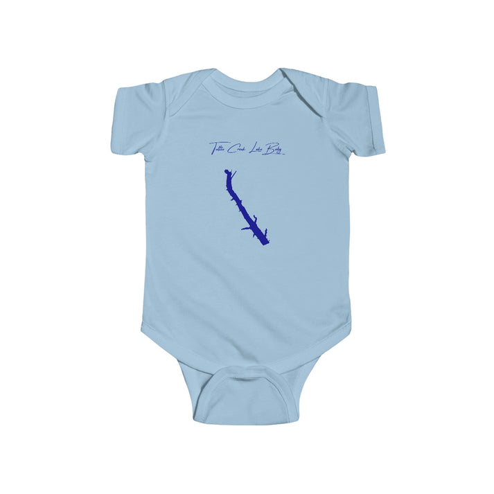 Kansas  Tuttle  Creek  Lake  Onesie  front  position  view  from  front  light  blue.webp