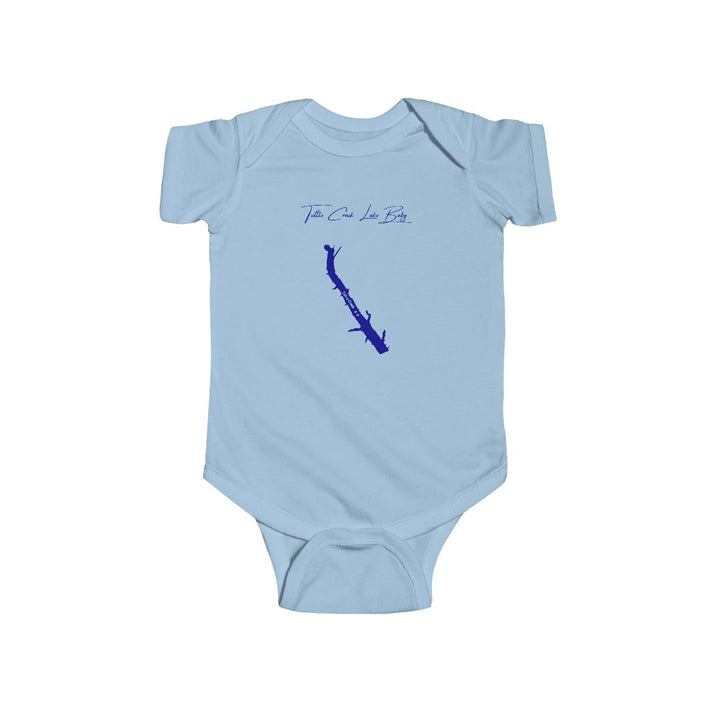 Kansas  Tuttle  Creek  Lake  Onesie  front  position  view  from  front  light  blue.webp