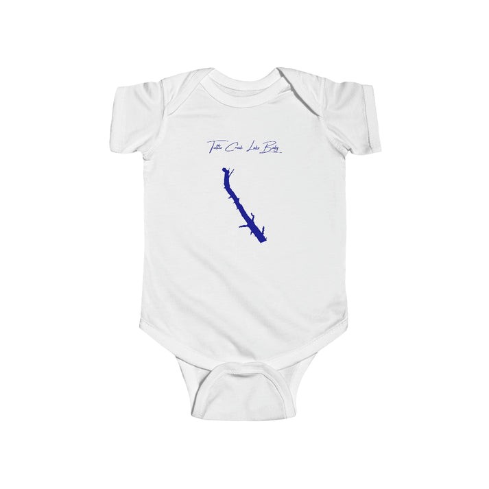 Kansas  Tuttle  Creek  Lake  Onesie  front  position  view  from  front  white.webp