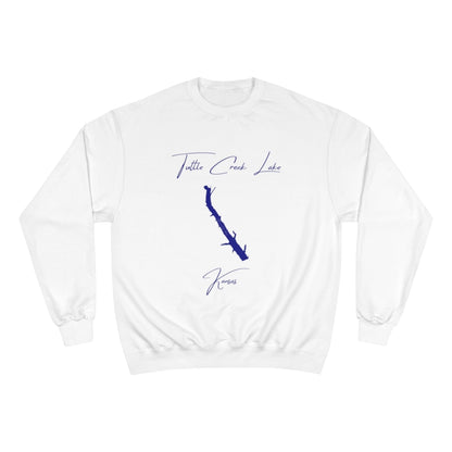Kansas  Tuttle  Creek  Lake  Sweatshirt  front  position  view  from  front  white.webp