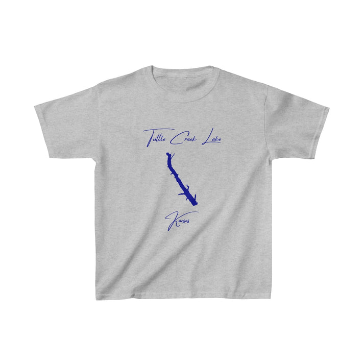 Kansas  Tuttle  Creek  Lake  Youth  T-shirt  front  position  view  from  front  sport  grey.webp