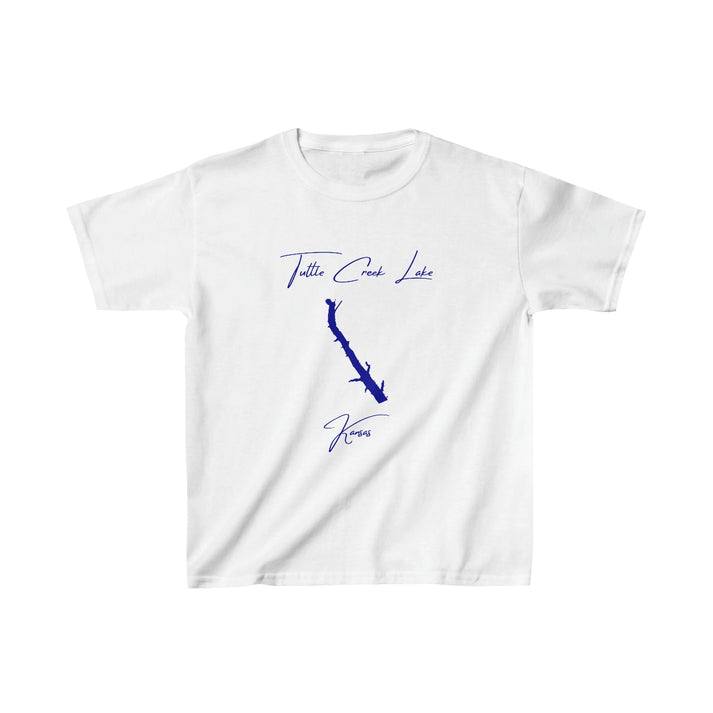 Kansas  Tuttle  Creek  Lake  Youth  T-shirt  front  position  view  from  front  white.webp