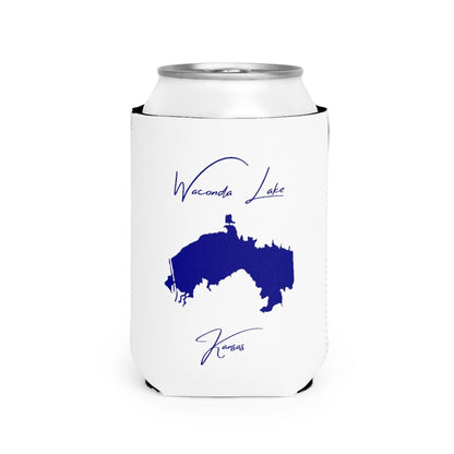 Kansas  Waconda  Lake  Can  Koozie  front  position  view  from  front-2  white.webp