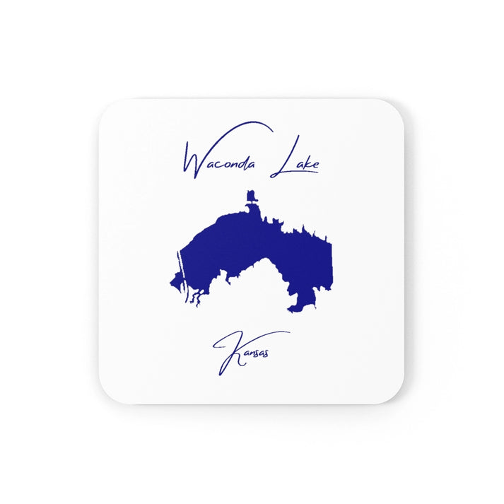 Kansas  Waconda  Lake  Coaster  Set  front  position  view  from  front  3.75  x  3.75.webp