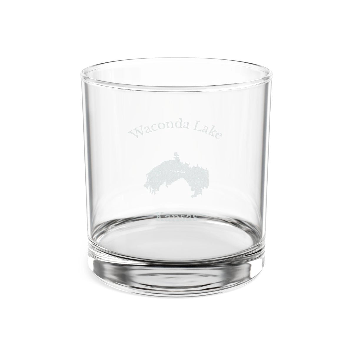 Kansas  Waconda  Lake  Engraved  Whiskey  Glass  other  position  view  from  front  10.5oz.webp