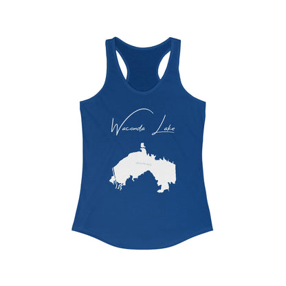 Kansas  Waconda  Lake  Racerback-Tank  front  position  view  from  front  solid  royal.webp