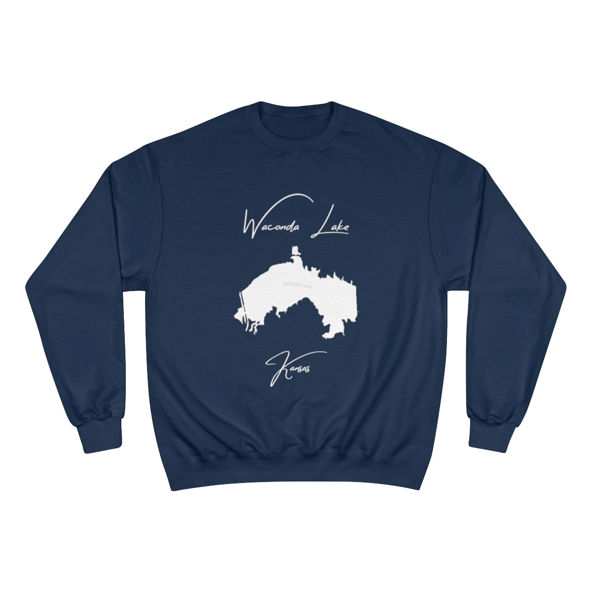 Kansas  Waconda  Lake  Sweatshirt  front  position  view  from  front  navy.webp