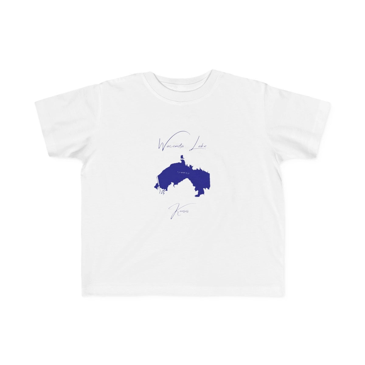 Kansas  Waconda  Lake  Toddler  T-shirt  front  position  view  from  front  white.webp