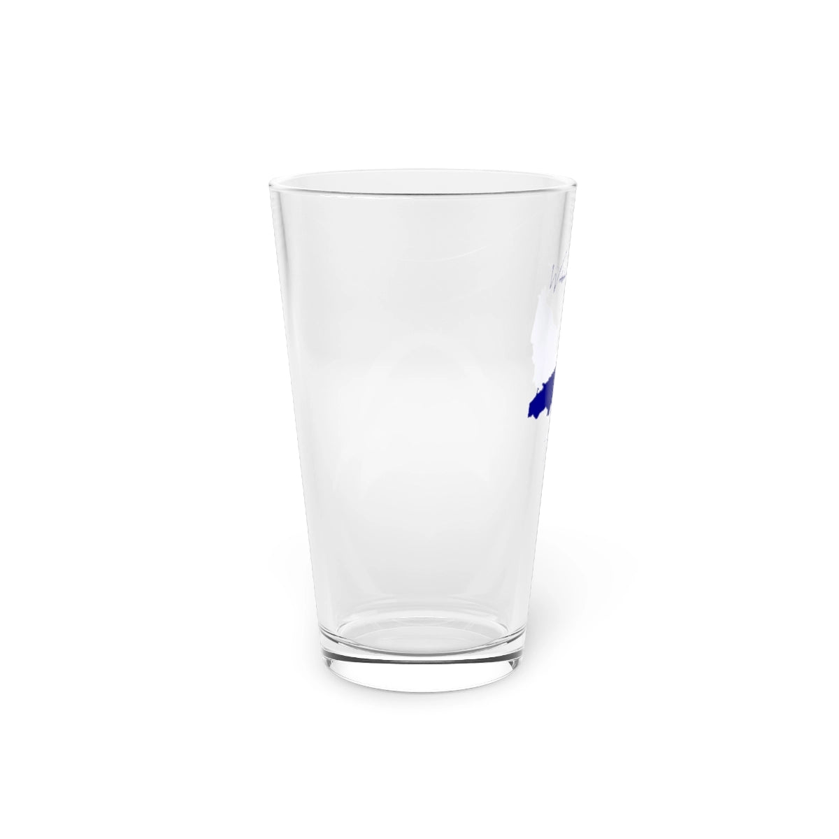 Kansas  Webster  Reservoir  16oz  Pint  Glass  front  position  view  from  left  16oz.webp