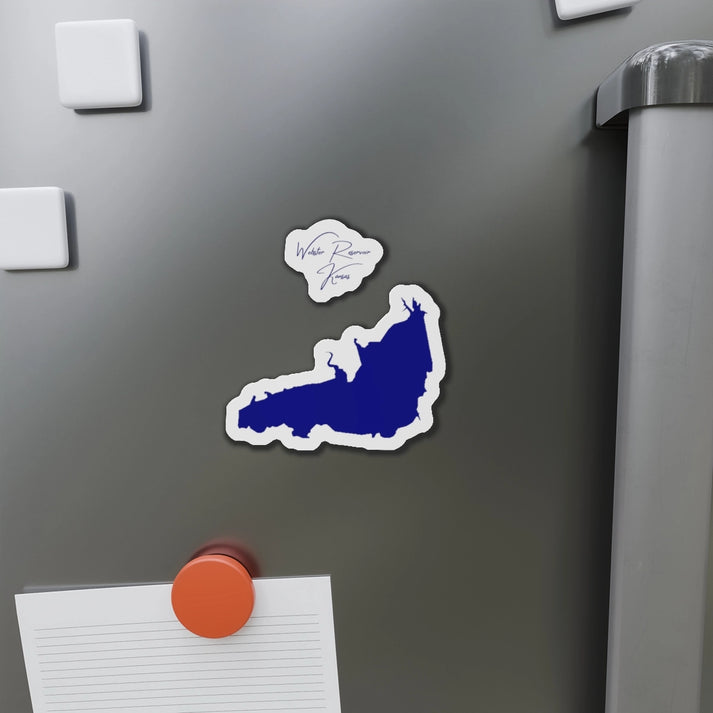 Kansas  Webster  Reservoir  Die  Cut  Magnet  front  position  view  from  context-1  4  x  4.webp