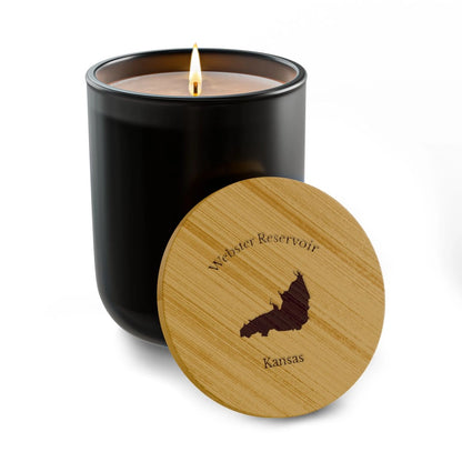 Kansas  Webster  Reservoir  Engraved  Candle  other  position  view  from  front  true  noir  (matte).webp