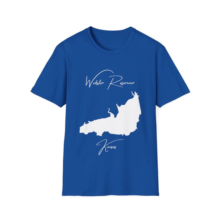 Kansas  Webster  Reservoir  T-shirt  front  position  view  from  front  royal.webp