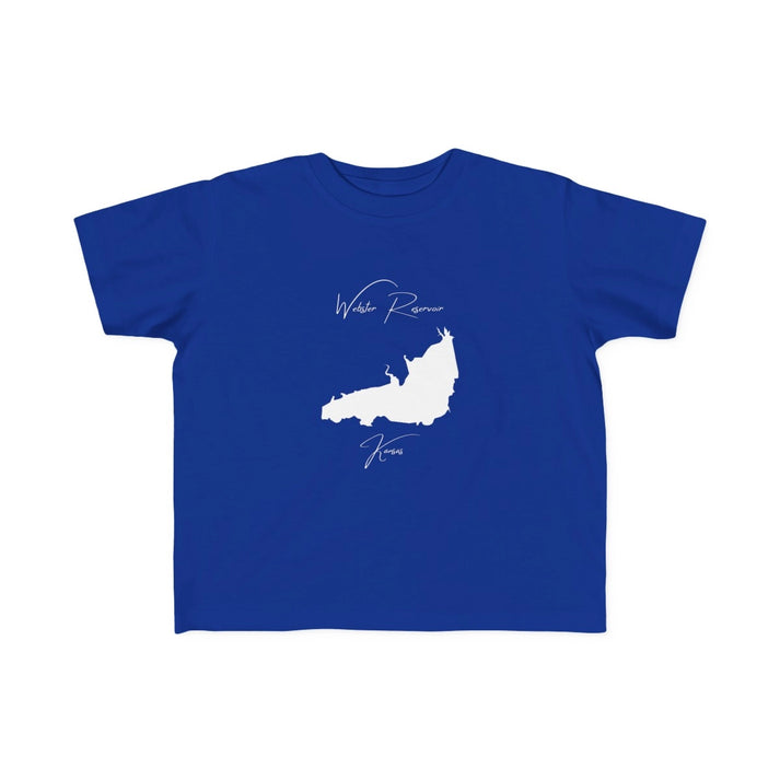 Kansas  Webster  Reservoir  Toddler  T-shirt  front  position  view  from  front  royal.webp