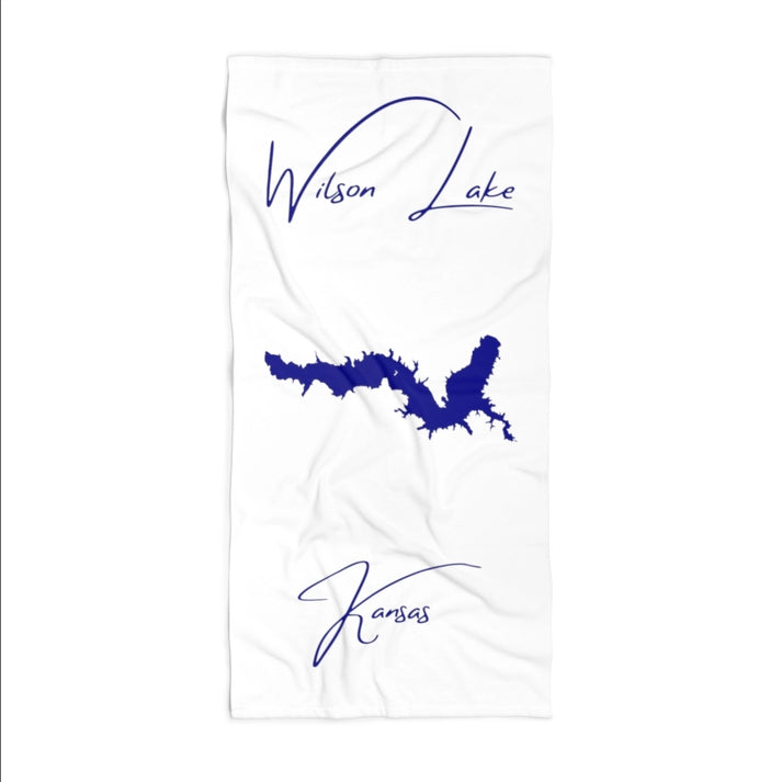 Kansas  Wilson  Lake  Beach  Towel  front  position  view  from  front  36  x  72.webp