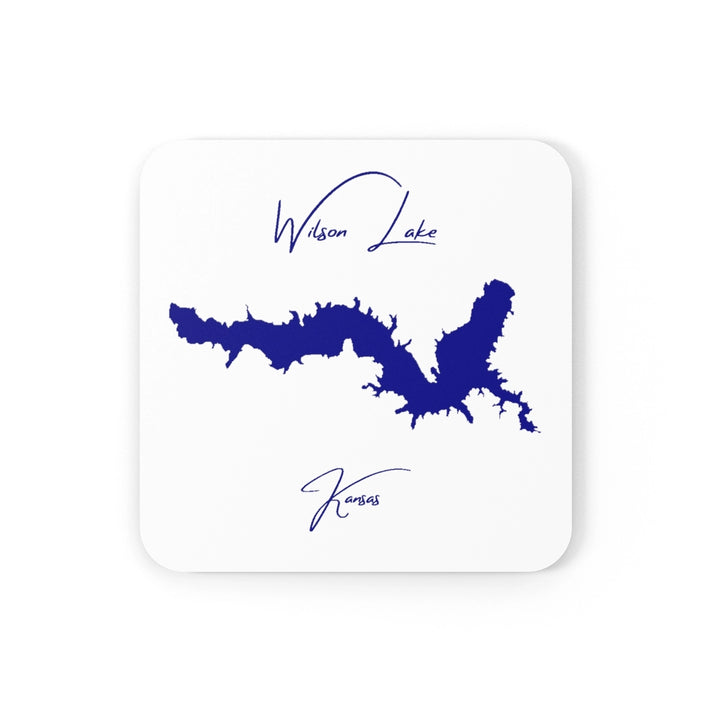 Kansas  Wilson  Lake  Coaster  Set  front  position  view  from  front  3.75  x  3.75.webp