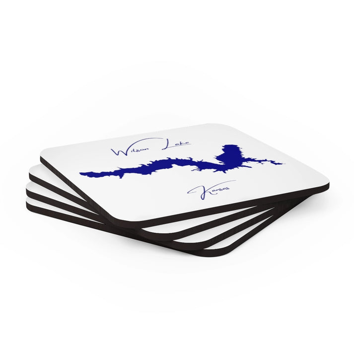 Kansas  Wilson  Lake  Coaster  Set  front  position  view  from  stacked  3.75  x  3.75.webp