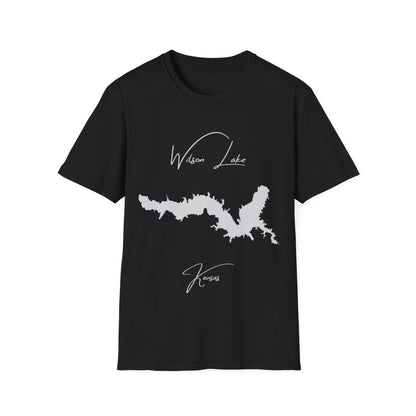 Kansas  Wilson  Lake  T-shirt  front  position  view  from  front  black.webp
