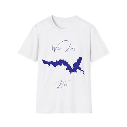 Kansas  Wilson  Lake  T-shirt  front  position  view  from  front  white.webp