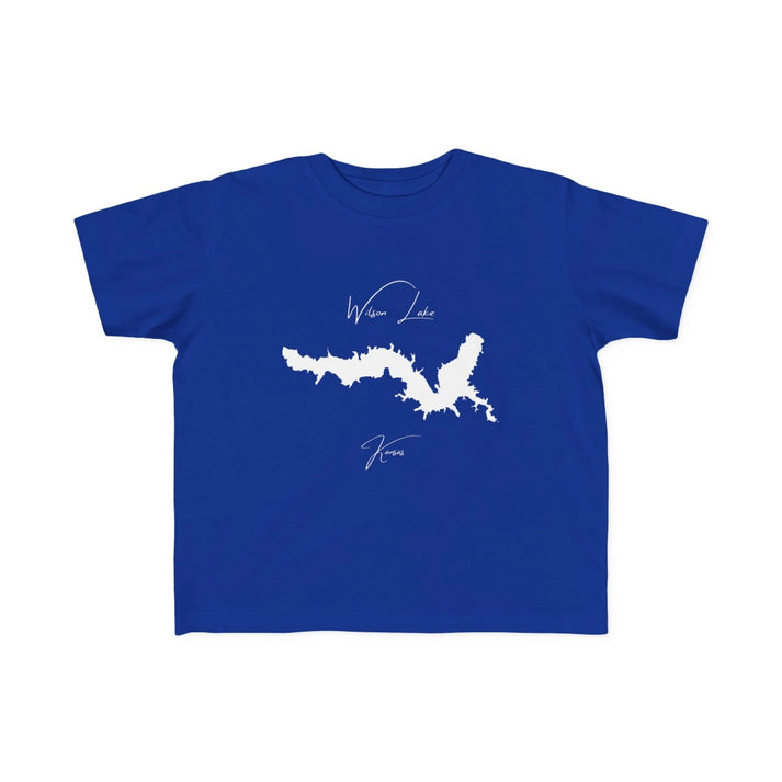 Kansas  Wilson  Lake  Toddler  T-shirt  front  position  view  from  front  royal.webp