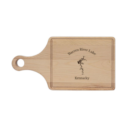Kentucky  Barren  River  Lake  Engraved  Cutting  Board  front  position  view  from  front  maple.webp