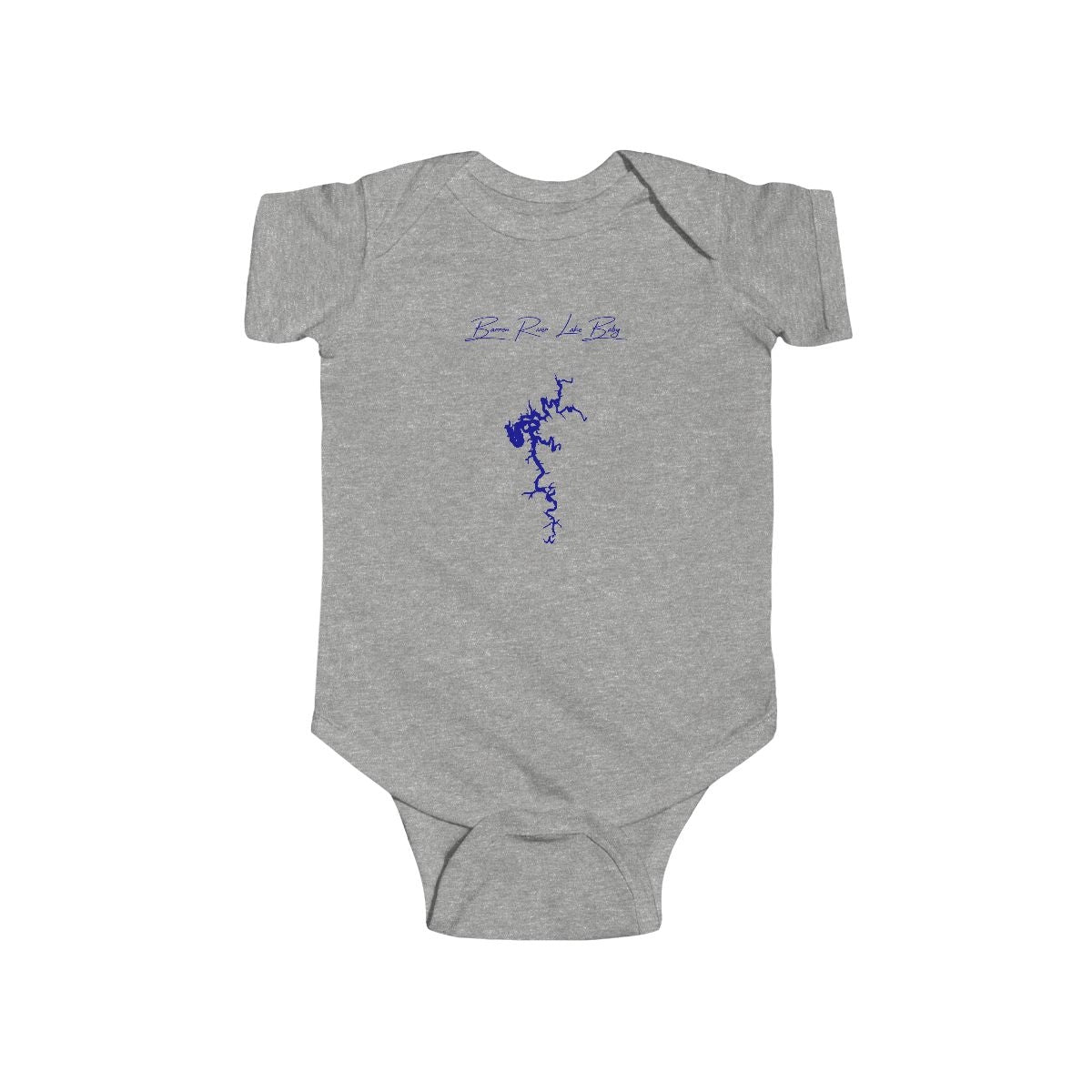 Kentucky  Barren  River  Lake  Onesie  front  position  view  from  front  heather.webp