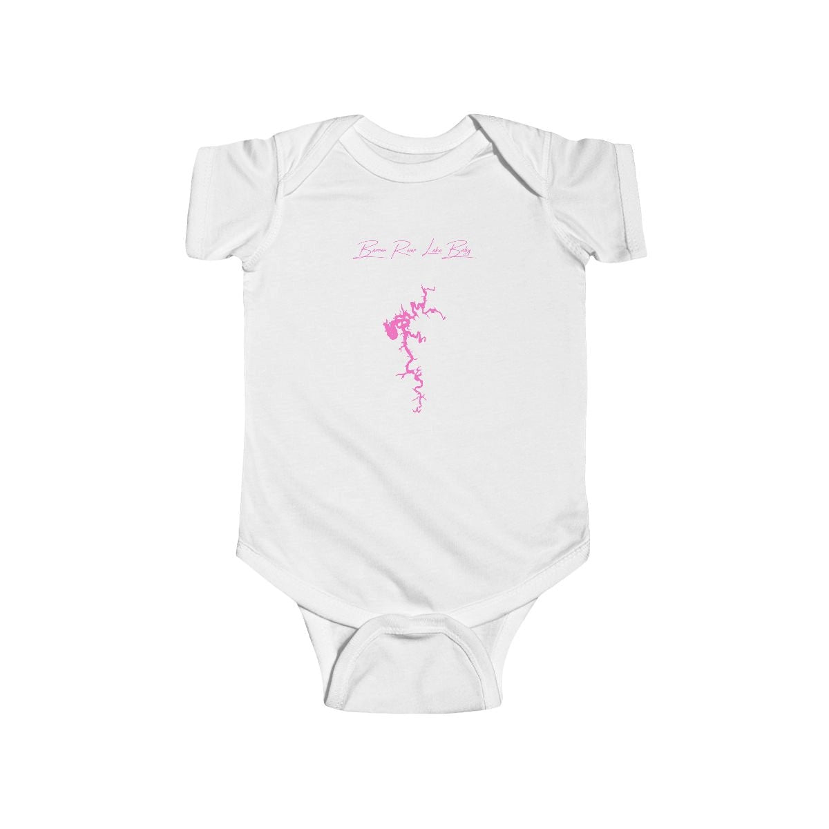 Kentucky  Barren  River  Lake  Onesie  front  position  view  from  front  white.webp