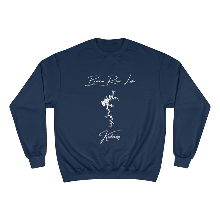 Kentucky  Barren  River  Lake  Sweatshirt  front  position  view  from  front  navy.webp
