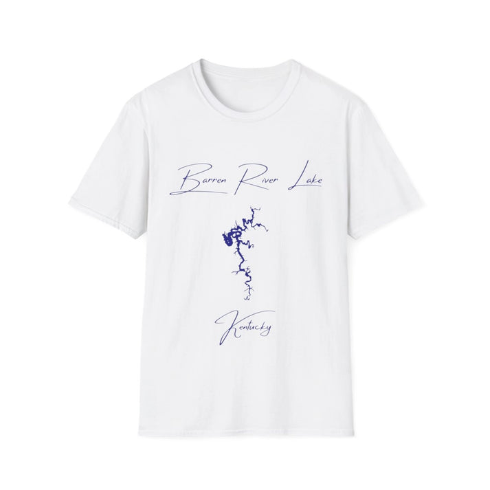 Kentucky  Barren  River  Lake  T-shirt  front  position  view  from  front  white.webp