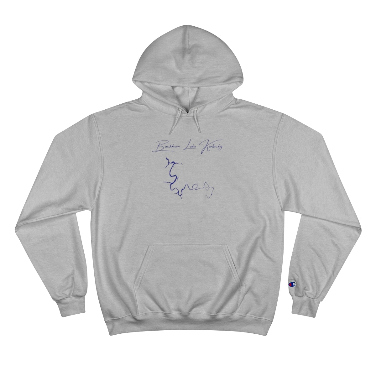 Kentucky  Buckhorn  Lake  Hoodie  front  position  view  from  front  light  steel.webp