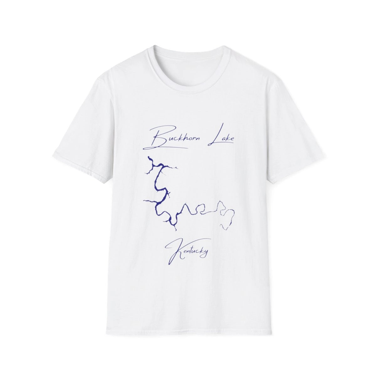 Kentucky  Buckhorn  Lake  T-shirt  front  position  view  from  front  white.webp