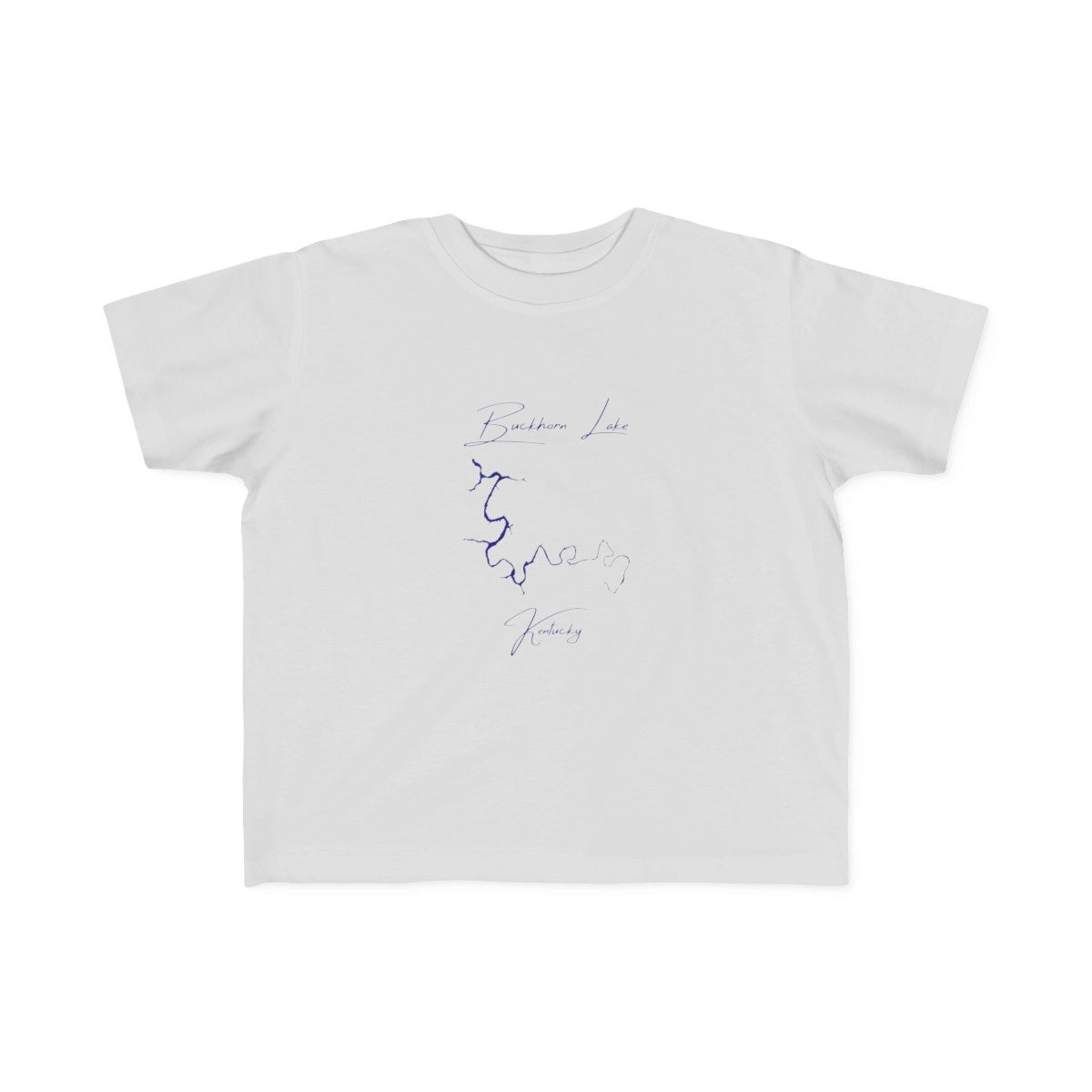 Kentucky  Buckhorn  Lake  Toddler  T-shirt  front  position  view  from  front  silver.webp