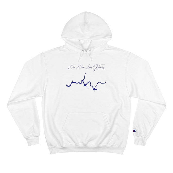 Kentucky  Carr  Creek  Lake  Hoodie  front  position  view  from  front  white.webp