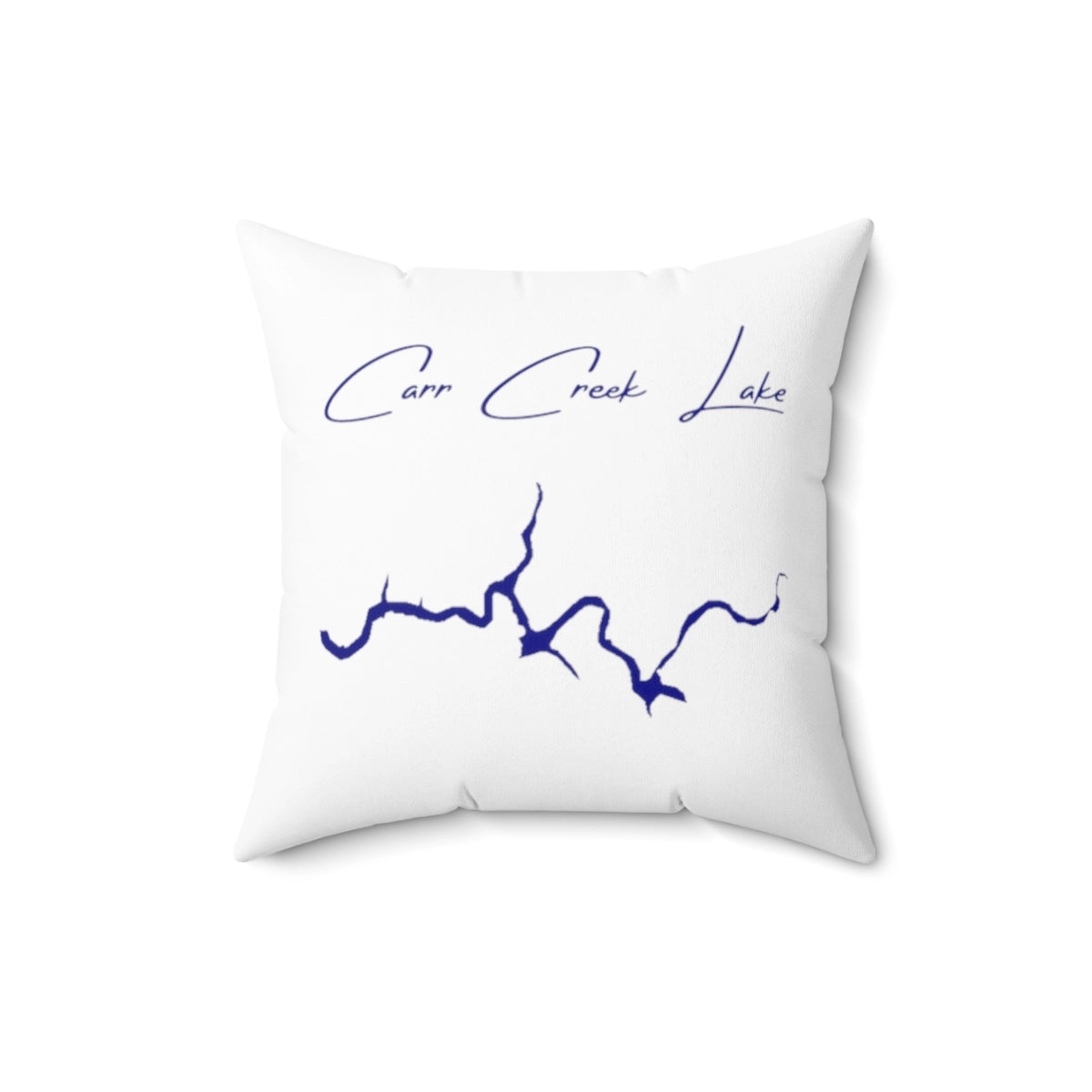 Kentucky  Carr  Creek  Lake  Pillow  front  position  view  from  back  16  x  16.webp