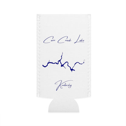 Kentucky  Carr  Creek  Lake  Slim  Can  Koozie  front  position  view  from  flat-front  white.webp