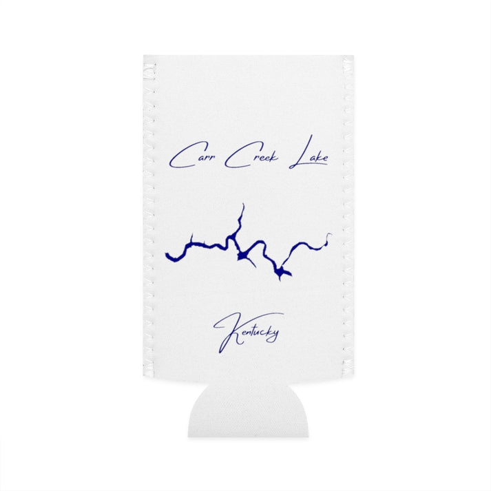 Kentucky  Carr  Creek  Lake  Slim  Can  Koozie  front  position  view  from  flat-front  white.webp